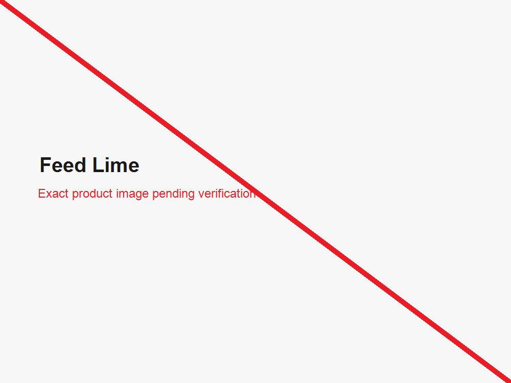 Quality feed lime